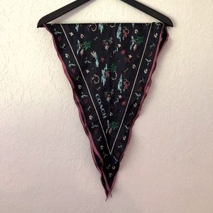 Coach Hula Silk Scarf